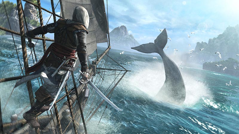 Assassin's Creed IV: Black Flag ps4 - thế giới mở