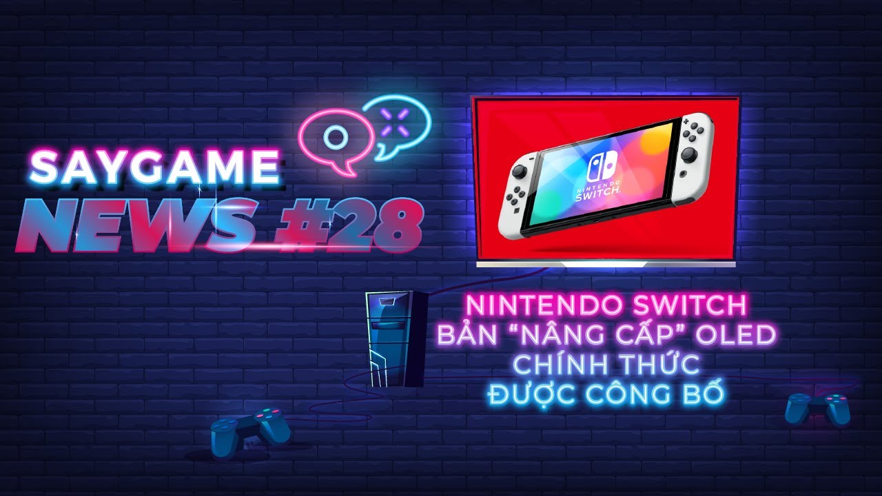 Nintendo Switch OLED chính thức trình làng | SAY GAME NEWS #28 5 saygame news tap 28 0