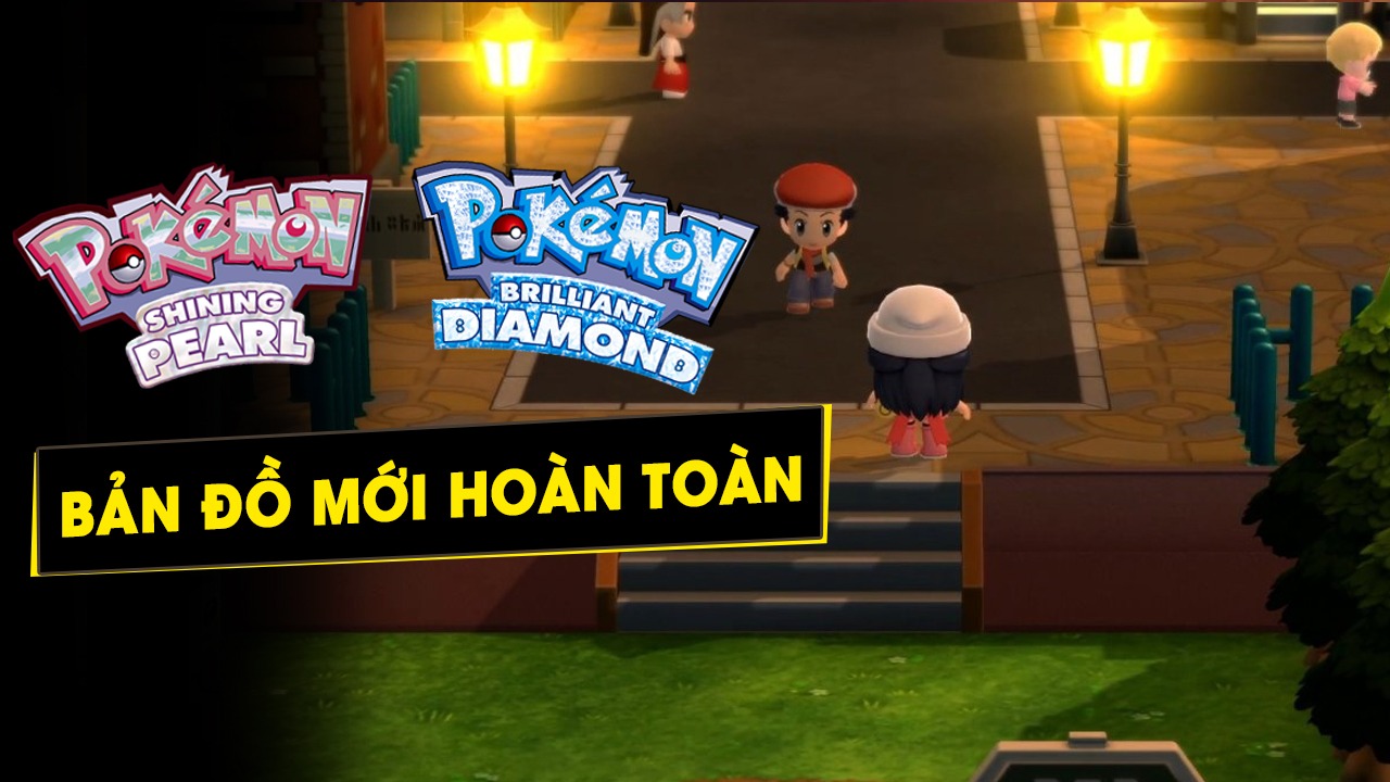 Bản đồ của Pokemon Brilliant Diamond và Shining Pearl đã được làm lại hoàn toàn 6 ban do cua pokemon brilliant diamond va shining pearl da duoc lam lai hoan toan 1