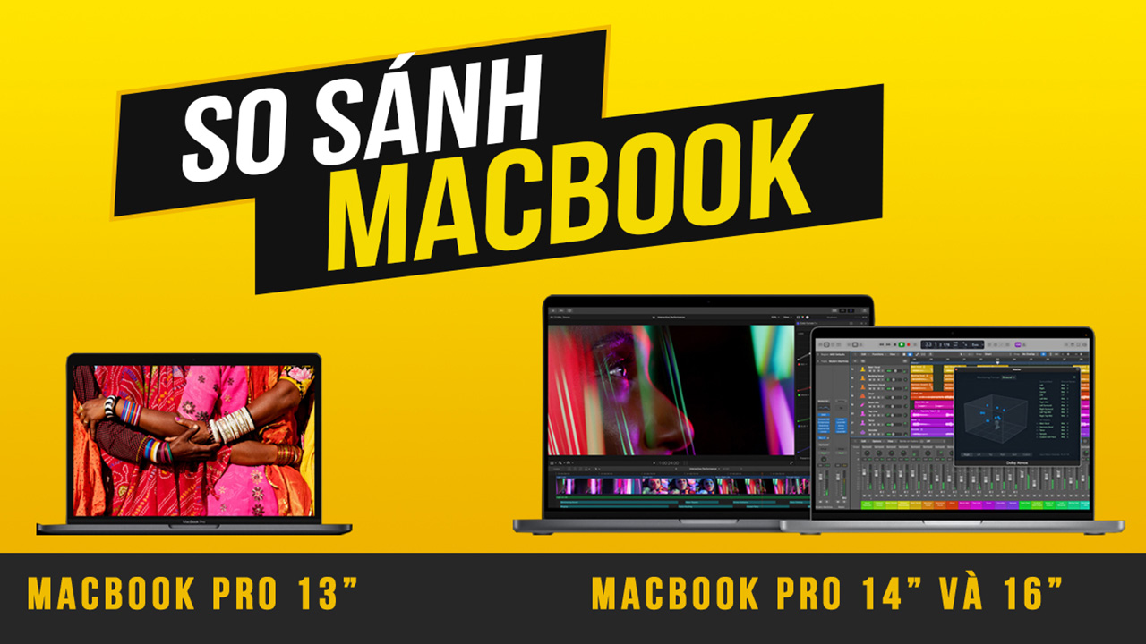 MacBook Pro 14" và 16" ra mắt: Sức mạnh vô đối, bỏ xa Pro 13" M1 3 so sanh macbook pro 13 inch m1 voi macbook pro 14 inch 0