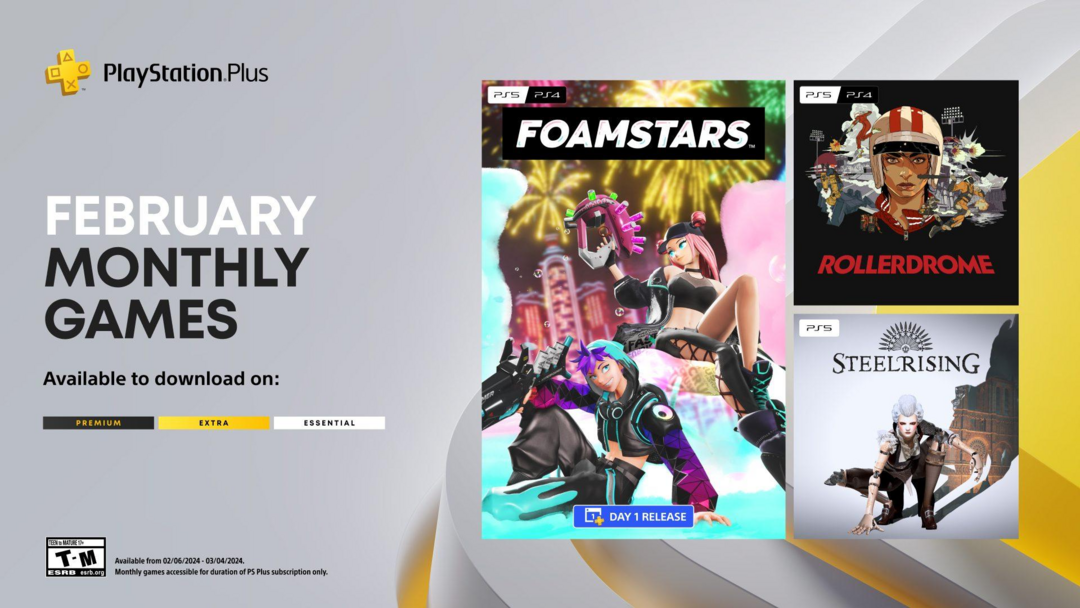 Foamstars, Rollerdrome, Steelrising Là 3 Tựa Game Miễn Phí Trên PSN Plus Tháng 2 1 foamstars rollerdrome steelrising la 3 tua game mien phi tren psn plus thang 2 3