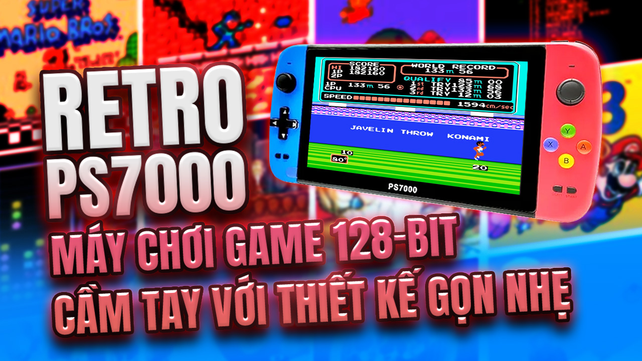 Retro PS7000: Máy Chơi Game Cầm Tay 128-Bit Với Thiết Kế Gọn Nhẹ 9 retro ps7000 1