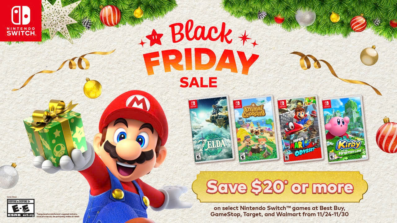 Nintendo Switch: Mừng Black Friday Với Loạt Game Mới Và Ưu Đãi Hấp Dẫn 3 black friday switch 01 4