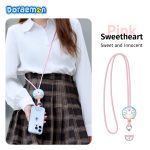 MÓC KHÓA DORAEMON SILICONE DOLL LANYARD PINK - Ảnh 4