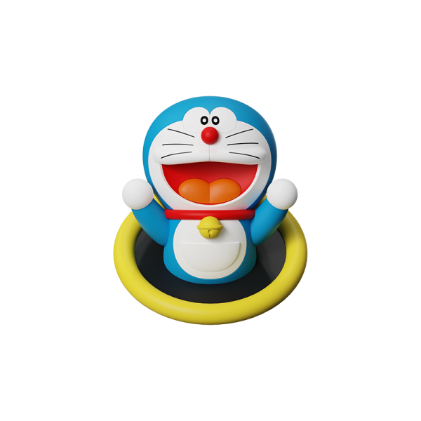 DORAEMON PASS CIRCLE MAGNETIC STICKER APPEARS