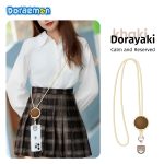 MÓC KHÓA DORAEMON SILICONE DOLL LANYARD PINK - Ảnh 7