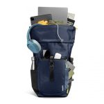 Balo Tomtoc Roll Top Laptop Backpack For Macbook 13-16 Inch, Universal Laptop 15.6 Inch ,17l-23l Dark Blue (T6M1D1) - Ảnh 8