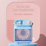 QUẠT DORAEMON DESKTOP WATER COOLING FAN WHITE - Ảnh 4