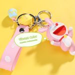 MÓC KHÓA DORAEMON AROMATHERAPY ORNAMENT PINK RABBIT - Ảnh 4