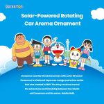 MÔ HÌNH DORAEMON SOLAR ROTATING AROMATHERAPY - Ảnh 2