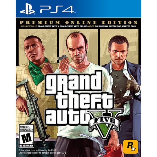Game Grand Theft Auto V Premium Online Edition - PS4