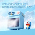 QUẠT DORAEMON DESKTOP WATER COOLING FAN WHITE - Ảnh 6