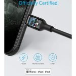 Anker PowerLine III USB-C to Lightning Cable 3FT/0.9M - Black A8832 - Ảnh 5