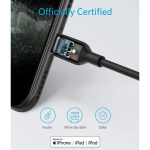 Anker PowerLine III USB-C to Lightning Cable 3FT/0.9M - Black A8832 - Ảnh 8