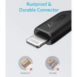 Anker PowerLine III USB-C to Lightning Cable 3FT/0.9M - Black A8832 - Ảnh 7