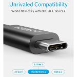 Anker Thunderbolt 3.0 USB-C to USB-C Cable 1.6FT/0.5M - Black A8486 - Ảnh 2