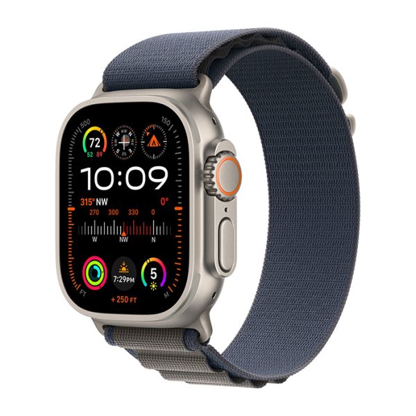 Apple Watch Ultra 2 GPS + Cellular 49MM Titanium - Blue Alpine Loop