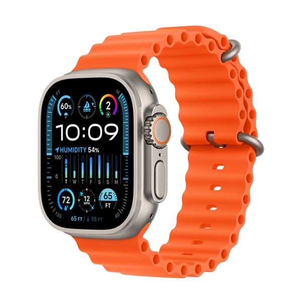Apple Watch Ultra 2 GPS + Cellular 49MM Titanium - Orange Ocean Band