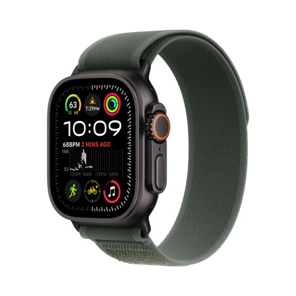 Apple Watch Ultra 2 GPS + Cellular 49MM Black Titanium - Green Trail Loop