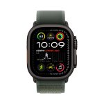 Apple Watch Ultra 2 GPS + Cellular 49MM Black Titanium - Green Trail Loop - Ảnh 2