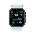 Apple Watch Ultra 2 GPS + Cellular 49MM Black Titanium - Ice Blue Ocean Band - Ảnh 2