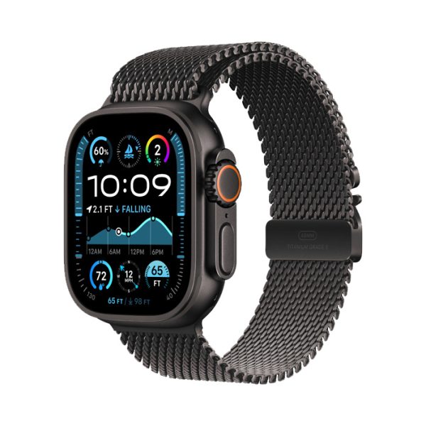 Apple Watch Ultra 2 GPS + Cellular 49MM Black Titanium - Black Titanium Milanese Loop