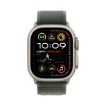 Apple Watch Ultra 2 GPS + Cellular 49MM Natural Titanium - Green Trail Loop - Ảnh 2