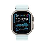 Apple Watch Ultra 2 GPS + Cellular 49MM Natural Titanium - Ice Blue Ocean Band - Ảnh 2