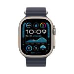 Apple Watch Ultra 2 GPS + Cellular 49MM Natural Titanium - Navy Ocean Band - Ảnh 2