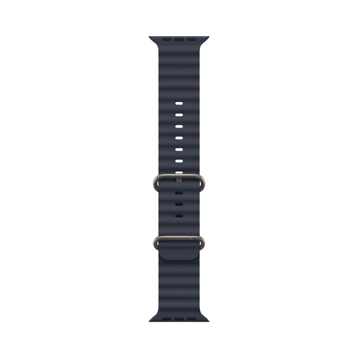 Apple Watch Ultra 2 GPS + Cellular 49MM Natural Titanium - Navy Ocean Band - Ảnh 3