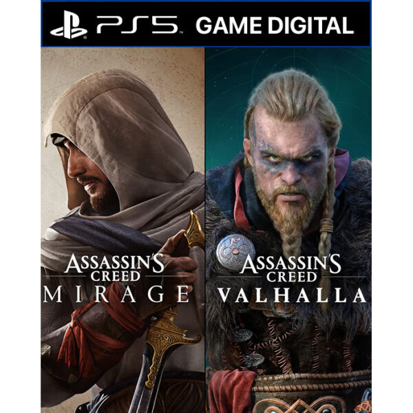 Game Assassin's Creed Mirage & Valhalla - PS5 – Digital