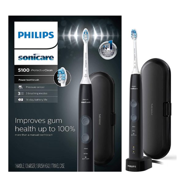 Bàn Chải Điện Philips Sonicare 5100 Rechargeable Electric Toothbrush - Black
