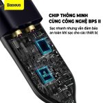 Baseus Flash Series 2in1 Fast Charging Cable USB-C To Lightning + USB-C 100w - Green - Ảnh 5