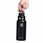 Bình Nước Giữ Nhiệt Hydro Flask Wide Flex Chug Cap 32 Oz - 946ml - Black - Ảnh 3