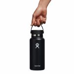 Bình Nước Giữ Nhiệt Hydro Flask Wide Flex Cap 32 Oz - 946ml - Black - Ảnh 2