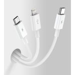 Cáp sạc Ivon USB-A to Lightning/ Micro USB/ USB-C (AD-74) - White - Ảnh 2