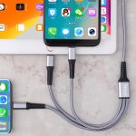 Cáp sạc Ivon CA39 2.4A Max Lightning + USB-C + Micro USB 3 in 1 Charging Cable 1.2m - Ảnh 3