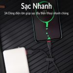 Cáp sạc Ivon CA81 Lightning Fast Charging Data Cable 0.3m - Ảnh 2