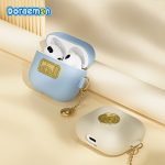 Rock - Case Doraemon Airpods Pro 2 Leather - Gray - Ảnh 2