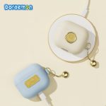 Rock - Case Doraemon Airpods Pro 2 Leather - Gray - Ảnh 6
