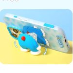 Rock – Case iPhone 16 Pro Doraemon Airbag Bracket Dancing Butt - Ảnh 2