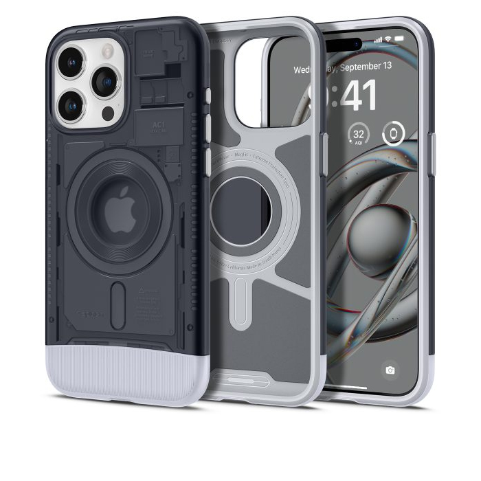 Case Spigen Classic C1 MagFit iPhone 15 Pro Max 6.7 Inch 2023 - Graphite - Ảnh 4