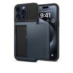Case Spigen Slim Amore CS iPhone 15 Pro Max 6.7 Inch 2023 - Metal Slate - Ảnh 6