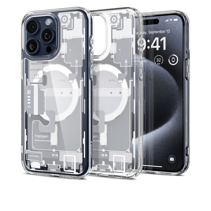 Case Spigen Ultra Magfit Zero One iPhone 15 Pro Max 6.7 Inch 2023 - White - Ảnh 4