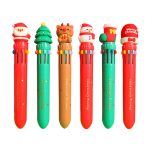 Bút Bi 10 Màu Christmas - 10 Color Ball Pen (1 Cây)