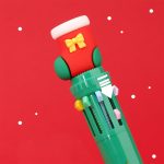 Bút Bi 10 Màu Christmas - 10 Color Ball Pen (1 Cây) - Ảnh 4