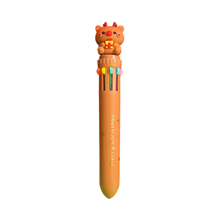 Bút Bi 10 Màu Christmas - 10 Color Ball Pen (1 Cây) - Ảnh 9