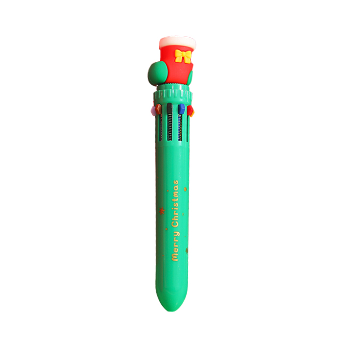 Bút Bi 10 Màu Christmas - 10 Color Ball Pen (1 Cây) - Ảnh 6