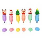 Bút Highlight Christmas (6 Cây) - Ảnh 5