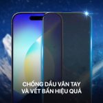 Dán Cường Lực Chống Vân Tay IPhone 15 Pro Mipow Kingbull Anti-Glare Premium HD - Ảnh 3